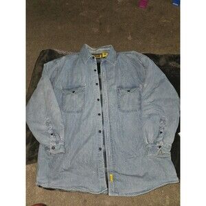 Vintage Men’s Fleece Lined Jean Shirt Jacket XL Size Stanley Brand
